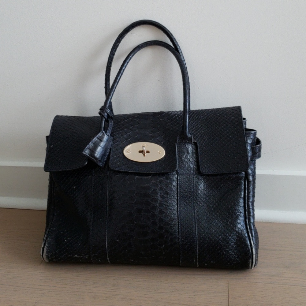 Mulberry Bayswater Crocodile Embossed Bag